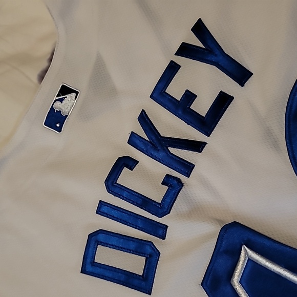 Authentic Blue Jays Dickey #43 Baseball Jersey Performance Magestic, size 52 - Picture 7 of 9